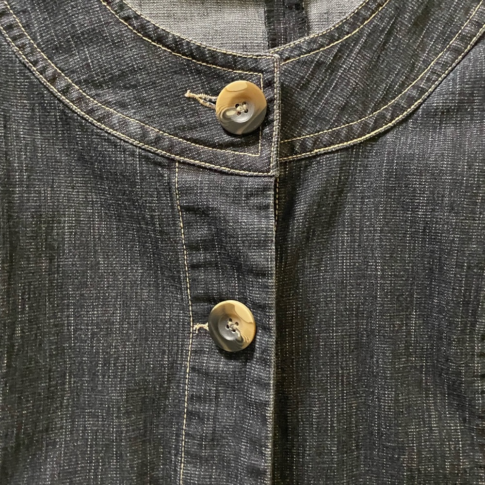 Fancy denim jacket bell sleeves - Picture 2 of 8